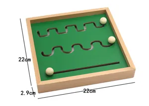 Wooden Montessori early education pen control training toy hand eye coordination game board for kids