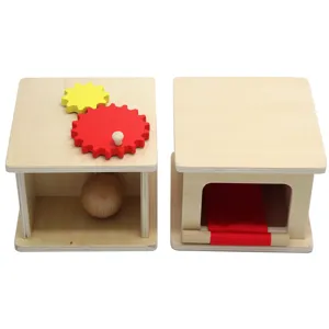 Wooden Montessori early education toy set for toddler hand-eye coordination training.