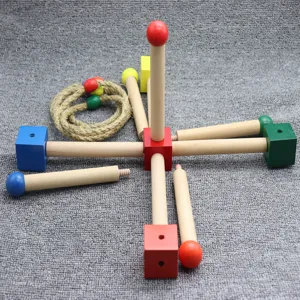 Montessori wooden early education educational toy set for baby hand eye coordination puzzle