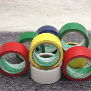 Colorful PVC floor warning tape rolls for kindergarten lines and school early education.