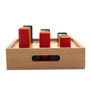 Wooden geometric shape sorting toy for kids early education and cognitive learning skills