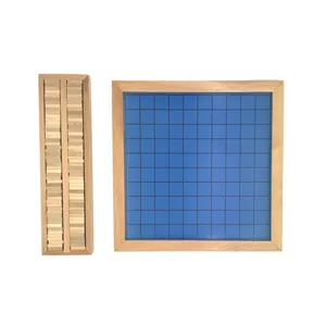 Montessori 1-100 continuous number board educational wooden math toy for kids learning
