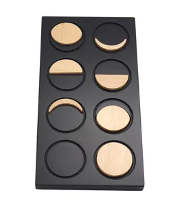 Montessori wooden moon phases puzzle board educational toy for kids science learning.