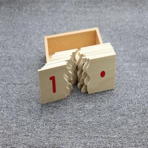 Wooden Montessori Math Toys Number and Quantity Matching Educational Puzzle Set for Kids