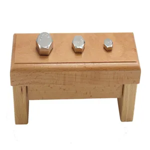 Wooden Montessori toy nuts and bolts sensory training tool for kids coordination.
