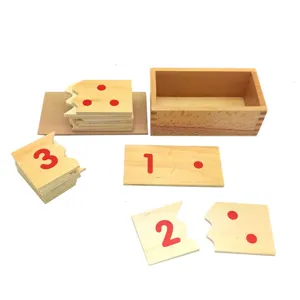 Wooden Montessori Number Counting Puzzle Board Early Education Math Cognitive Toy For Kids Kindergarten Preschool Gift