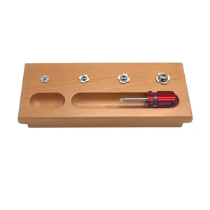 Montessori wooden screwdriver board toy fine motor skills training practical life toy for kids