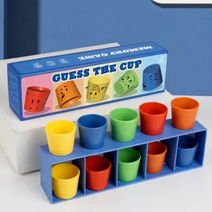 Kids Educational Logical Reasoning Board Game Color Matching Memory Training Toy ABS Plastic Material Puzzle Game Set