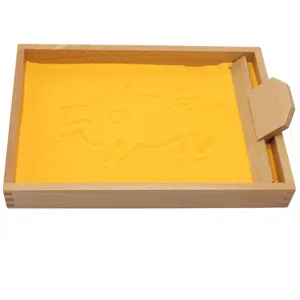 Montessori wooden sand tray for children early education hand eye coordination toy