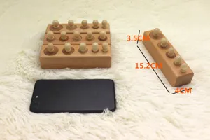 Wooden Montessori Cylinder Socket Blocks Early Education Educational Toys for Kids Learning