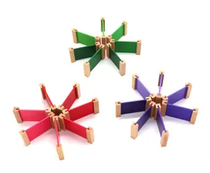 Montessori wooden color sorting toys sensory training educational puzzle toys for kids.