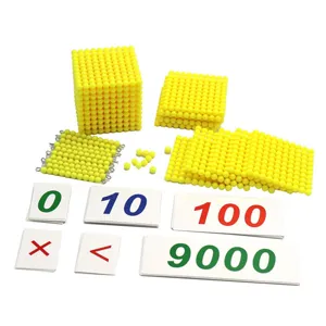 Montessori Enfants Éducation Précoce Mathématiques Calcul Aides Système Décimal Jeu De Banque Jouet Ensemble Pour Apprendre