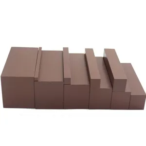 Montessori brown stairs wooden sensory toy for early education kindergarten kids