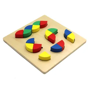 Wooden shape sorting puzzle board toy for kids early education and learning cognitive skills.