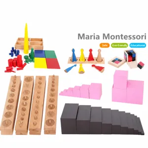Set Ekpaideftikon Paichnidion apo Xylo Montessori gia Proimi Mathisi kai Anaptyxi sto Spiti kai sto Scholeio