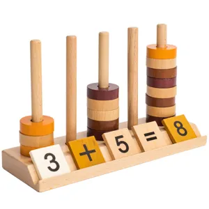 Jouet de comptage en bois montessori jouet educatif mathematiques pour enfants