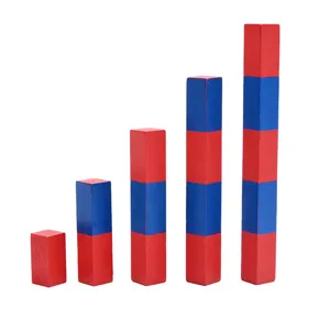 Batons numeriques de mathematiques en bois Montessori pour enfants education precoce jouets.
