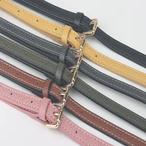 Vervangende lederen tasriem DIY verstelbare crossbody schouderriem voor mini handtassen.