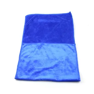 Mikrofaser Autoreinigungstuch weiches blaues Waschtuch für Fahrzeugpflege und Haushaltsreinigung.