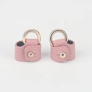 Roze lederen tasriem modificatie gesp voor mini tassen diy crossbody hardware accessoires