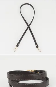 Courroie de remplacement en cuir veritable pour sacs a main, accessoire de bandouliere chic.
