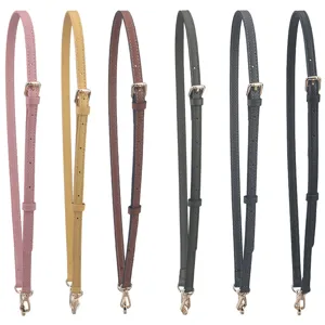 Vervangende lederen schouderband voor minitassen, verstelbare crossbody tas DIY riem accessoire.