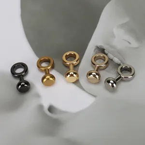 Metal zipper gap buckles set bag hardware accessories for Kelly and Neverfull bags.
