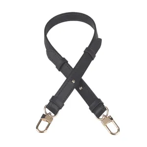 Adjustable Genuine Leather Bag Strap Replacement Short Shoulder Strap Solid Color Purse Handbag Belt Accessories