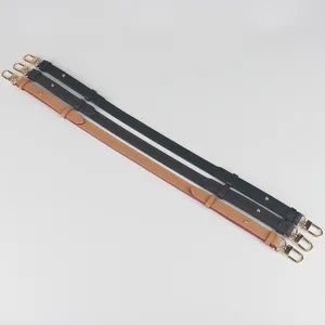 Adjustable replacement shoulder strap set for women underarm bags and purses with metal hardware.