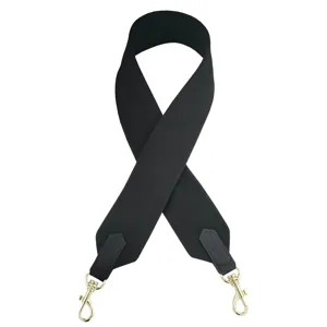 Διευρυμένο Λουράκι Τσάντας Ώμου από Καμβά και Δέρμα Αντικατάσταση Μονόχρωμο Σταυρωτό Λουράκι Αξεσουάρ Μόδας