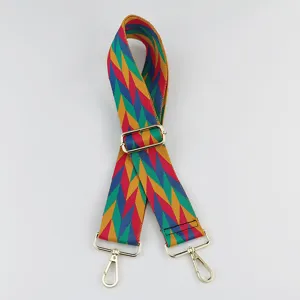 Verstellbarer bunter Taschenriemen Ersatz Schultergurt Crossbody Gurt für Damentaschen.