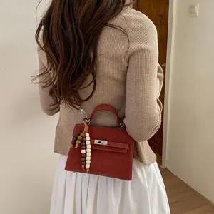 Chic elegant fashion shoulder bag for women, retro top handle crossbody everyday handbag use