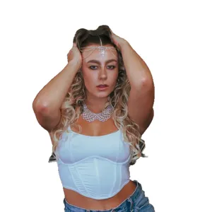 Elegante Strass Stirnkette und Haarschmuck Set für Damen, ideal für Partys und Events.