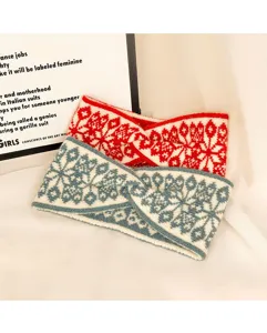Bandeau torsadé en tricot de style nordique bandeau chaud d'hiver accessoires de mode