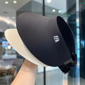 Unisex Zonneklep Brede Rand Open Top Anti UV Ademend Opvouwbaar Verstelbaar Casual Sportief Letters Patroon Outdoor Hoofddeksel