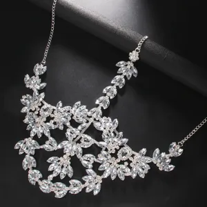 Exquisite Crystal Rhinestone Masquerade Face Mask Chain Festival Jewelry Details