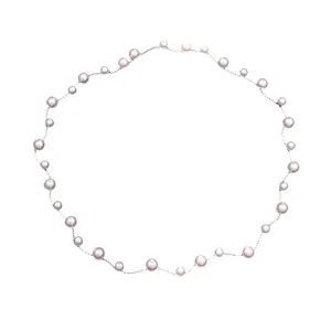 Elegantes Perlhaarreif Draht Haarschmuck fuer elegante Braut Hochzeit Abendfeier Hauptansicht