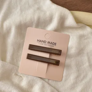 Minimalistische Acetat Haarklammer Set mit elegantem Design für Frauen und Mädchen Alltag.