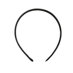 Serre-tête fin noir simple pour les cheveux élégant accessoire quotidien de coiffure