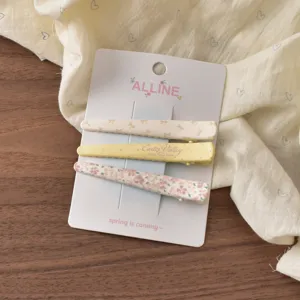 Süßes Blumen Haarklammer Set mit Schleife, bunte Haaraccessoires für Damen und Mädchen.