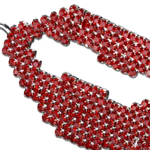 Red rhinestone lip shaped glasses frame stylish fashion party accessory clear detailed shot