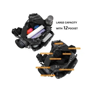 Tactical chest fishing bag multi-pocket waterproof Oxford cloth outdoor gear storage