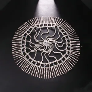 Coiffe a pampilles enstrassée accessoire cheveux cristal brillant pour soiree