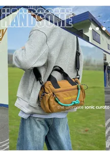Multifunctional outdoor sports crossbody bag large capacity casual commuting travel shoulder bag