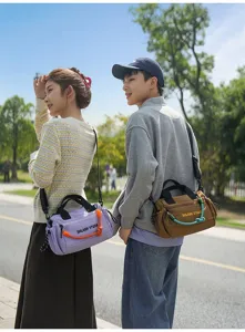 Versatile outdoor sports crossbody bag casual commuter handbag large capacity stylish travel.