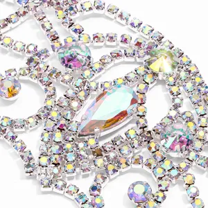 Catena da braccio in strass gioiello corpo cristallo scintillante design cavo accessorio moda