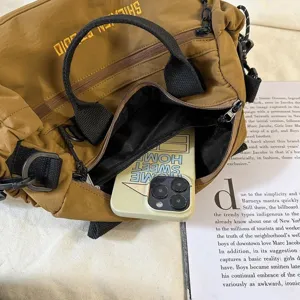 Multifunctional outdoor sports messenger bag casual commuting handbag large capacity travel shoulder bag