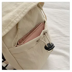 Casual nylon crossbody bag outdoor hiking chest bag simple daily lightweight travel bag stylish