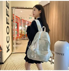 Zaino per studenti tie-dye casual grande capacità borsa alla moda per viaggi quotidiani