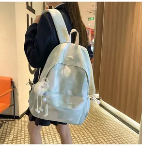 Zaino tie-dye studente casual borsa scuola grande capacita minimalista viaggio chic